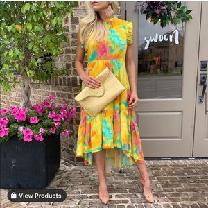 Karlie tie dye midi dress